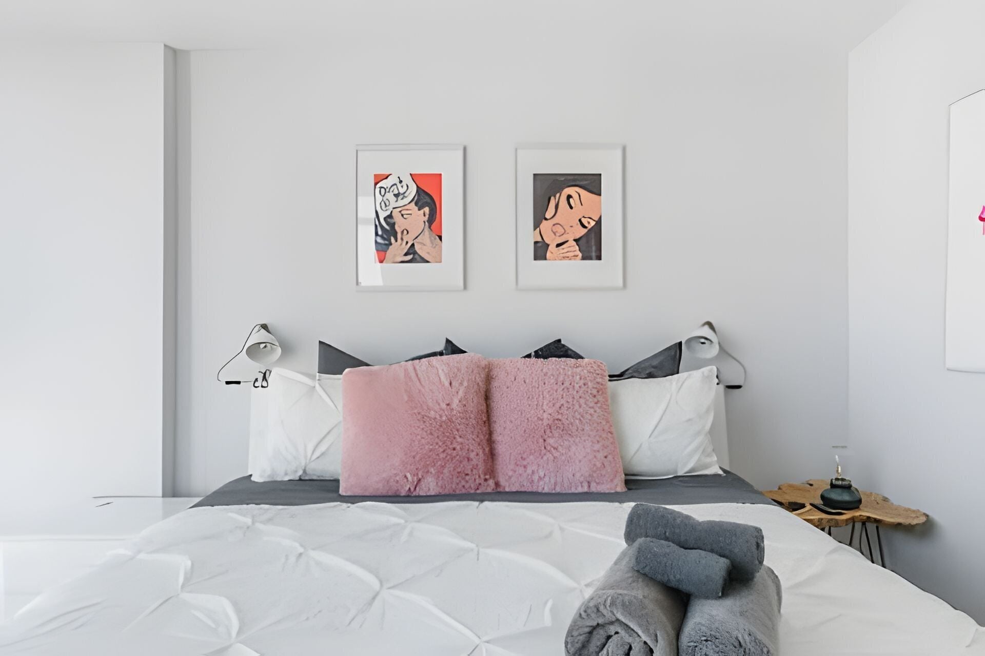 Business Apartment | Frette Italian sheets, premium bedding, individually decorated