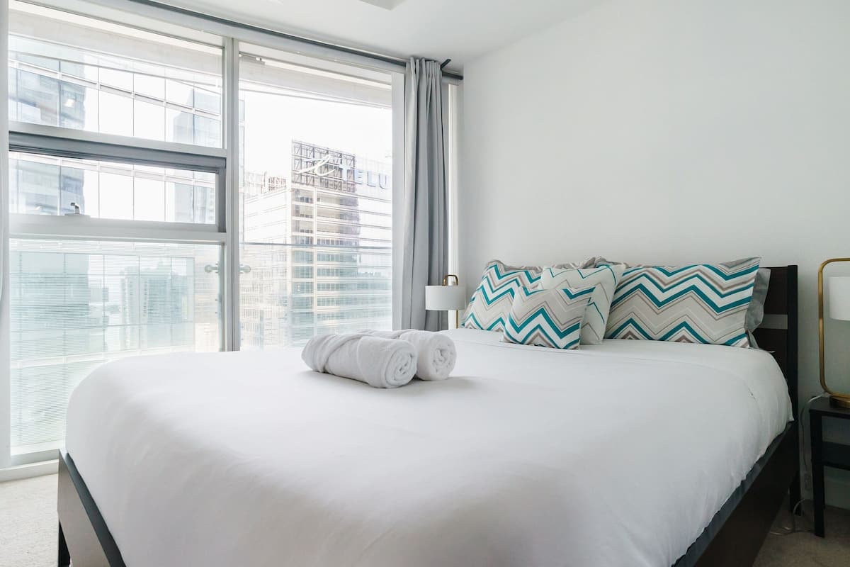 Comfort Apartment | Frette Italian sheets, premium bedding, individually decorated