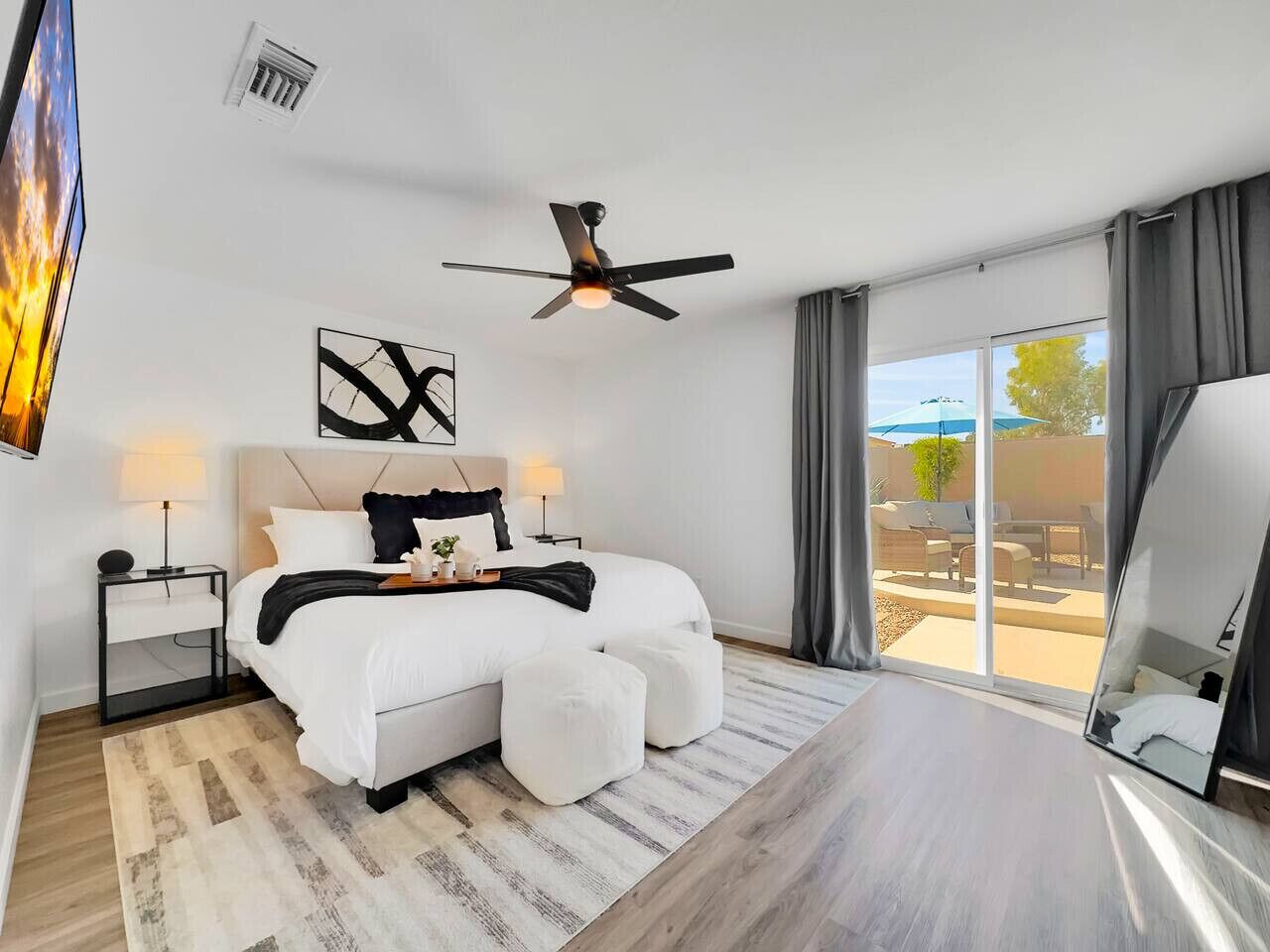 Desk, iron/ironing board, free WiFi, bed sheets