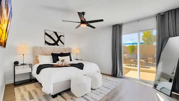 Desk, iron/ironing board, free WiFi, bed sheets