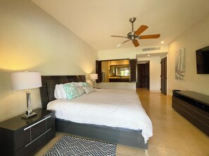 4 bedrooms, iron/ironing board, internet, bed sheets