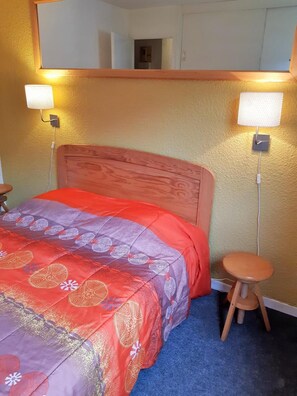 1 bedroom, WiFi - 50m from resort center, 4th floor, view mountain, balcony, tv, 40m², Les 2 Alpes (Les Deux Alpes)
