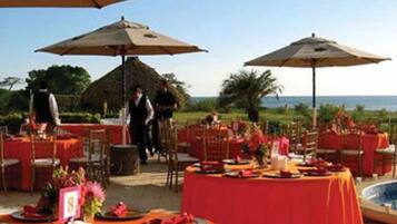 Espace banquet en plein air