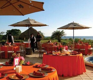 Espace banquet en plein air