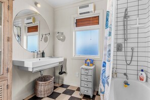 Een douche, een haardroger