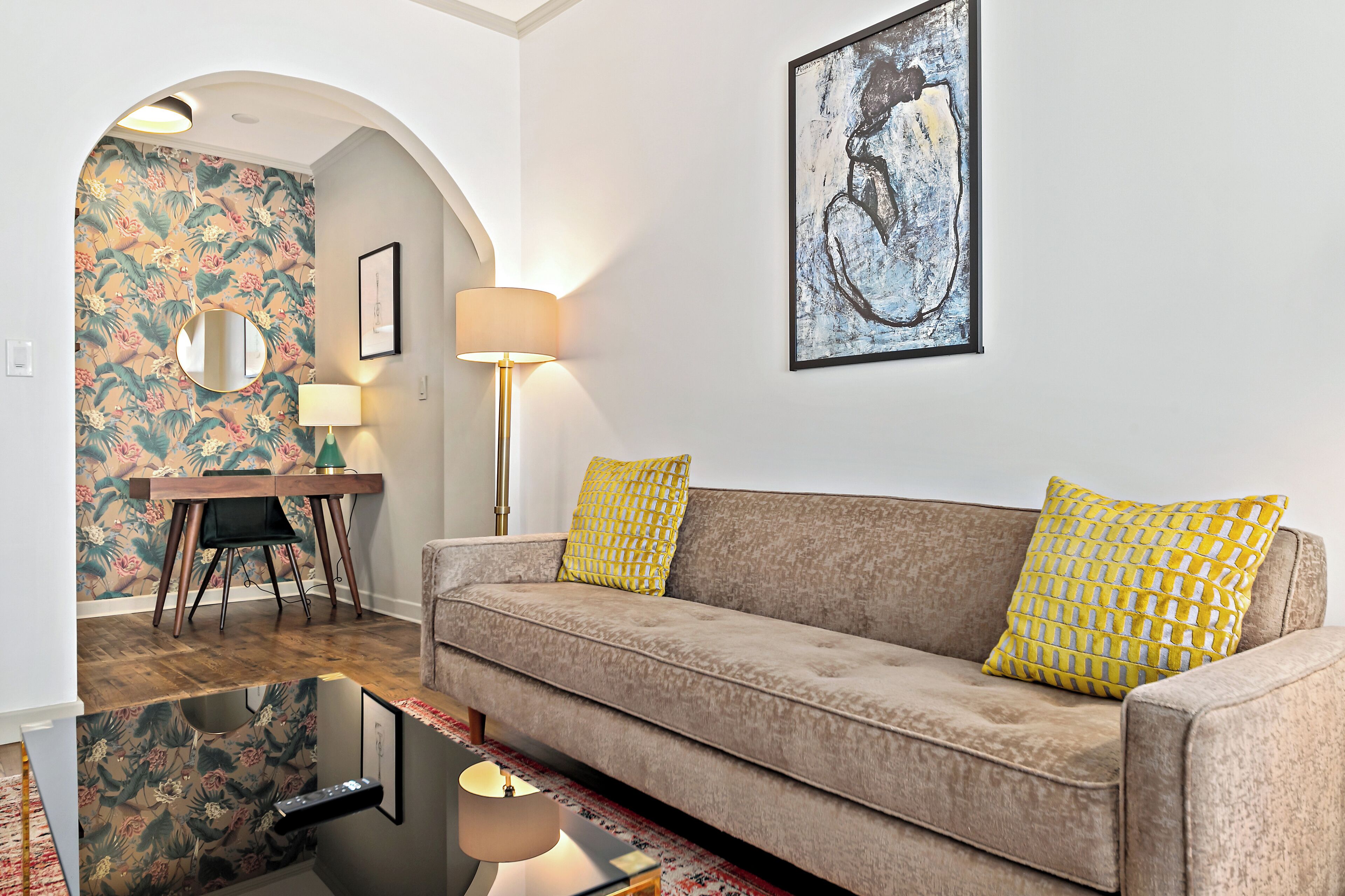 Deluxe Studio Suite | Individually furnished, desk, laptop workspace, iron/ironing board