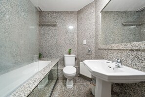 Hair dryer, towels