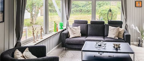 Fernseher, Kamin