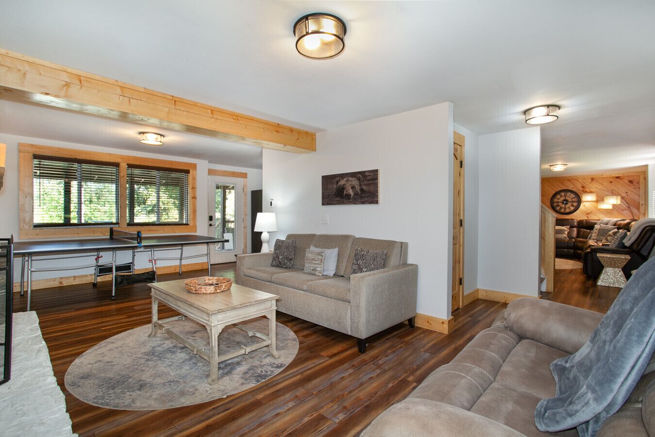 电视、壁炉、电子游戏、乒乓球