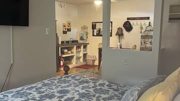 1 makuuhuone, ilmainen Wi-Fi, vuodevaatteet