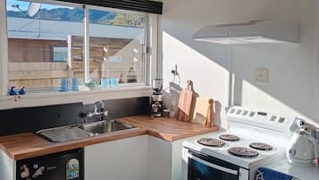 Microwave, oven, stovetop, paper towels