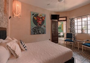 2 chambres, coffre-fort, accès au Wi-Fi (inclus), literie fournie
