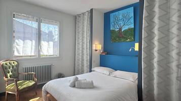 2 chambres, fer et planche Ă repasser, lit parapluie, Wi-Fi