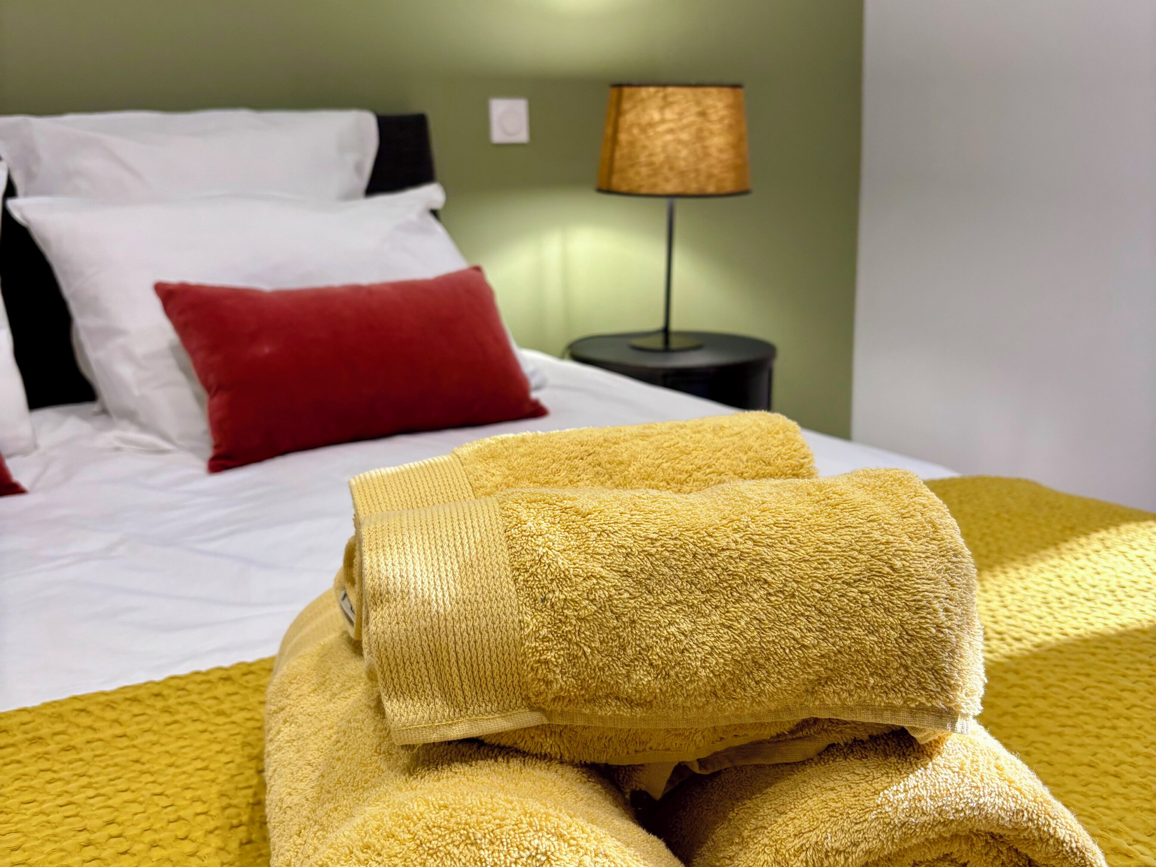 1 室のベッドルーム、アイロン / アイロン台、WiFi、ベッドシーツ