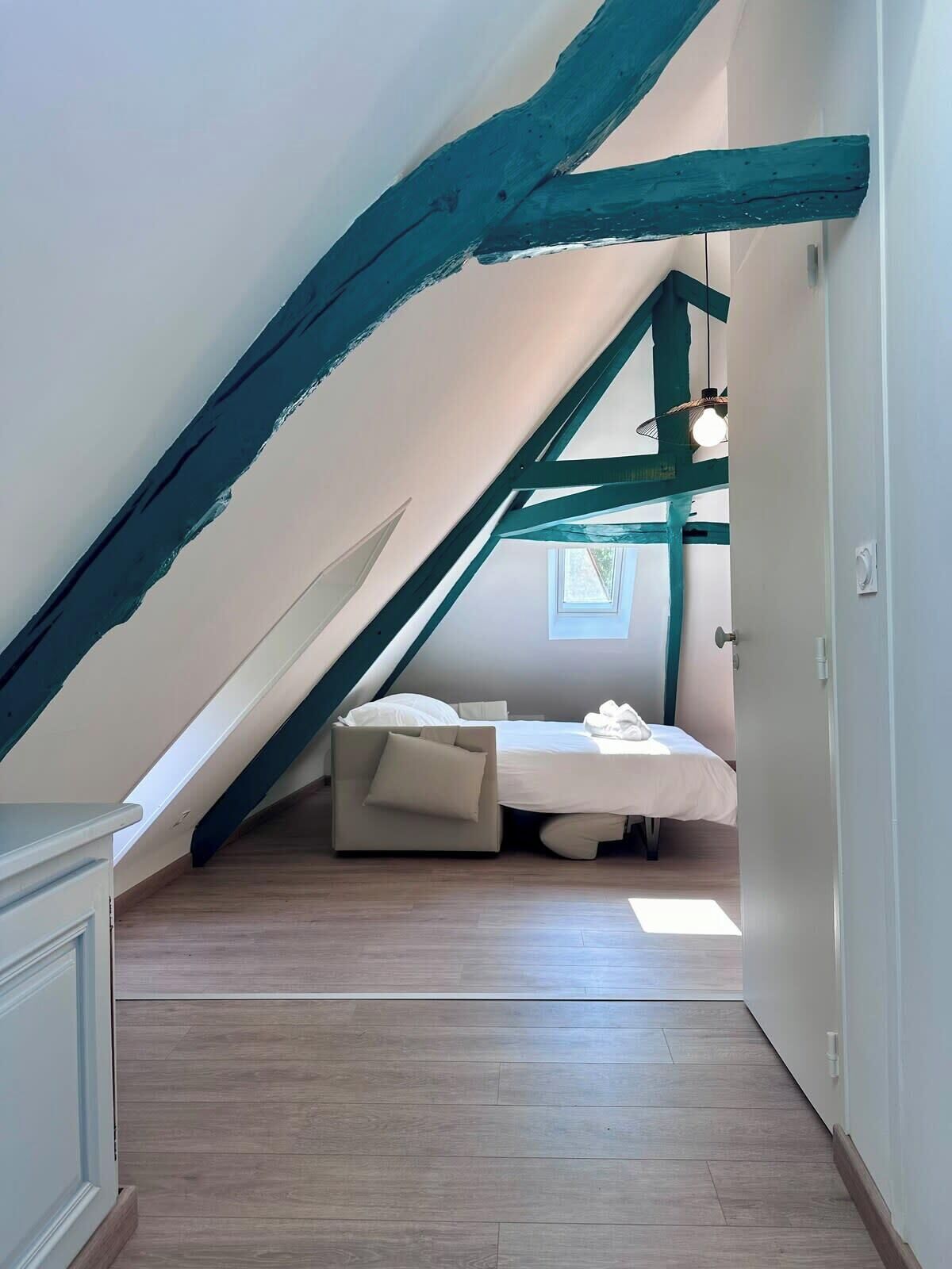 3 多间卧室、熨斗/熨衣板、旅行婴儿床、WiFi