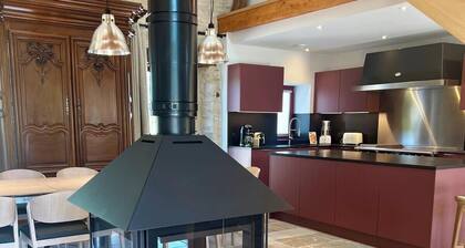 Grange d'Antan -Jacuzzi/Piscine/Clim -Cuzance