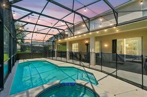 Una piscina climatizada