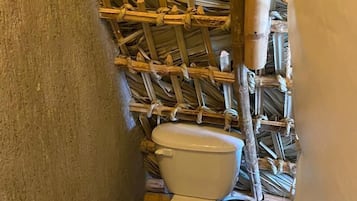 Chalet superior | Baño | Regadera, toallas, jabón, shampoo
