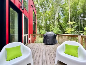 Terrace/patio - Modern Design in Nature,  Luxe Escape, Entire home in Fennville, Michigan, (Fennville)