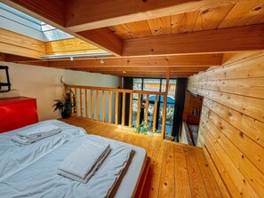 2 Schlafzimmer, Reisekinderbett, kostenloses WLAN, Bettwäsche
