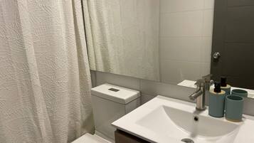 Towels, soap, toilet paper