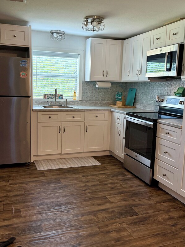 Microwave, oven, stovetop