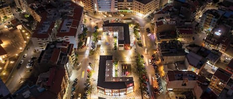 منظر من الجو على ارتفاع عالٍ