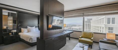 1 sovrum, skrivbord, strykjärn/strykbräda och gratis wi-fi