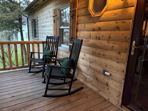 Rustic cabin near New River Gorge.