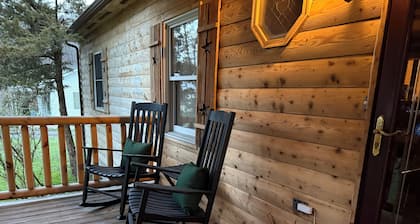 Rustic cabin near New River Gorge.