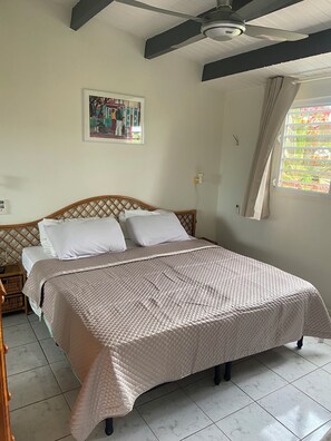 1 bedroom, iron/ironing board, travel crib, WiFi