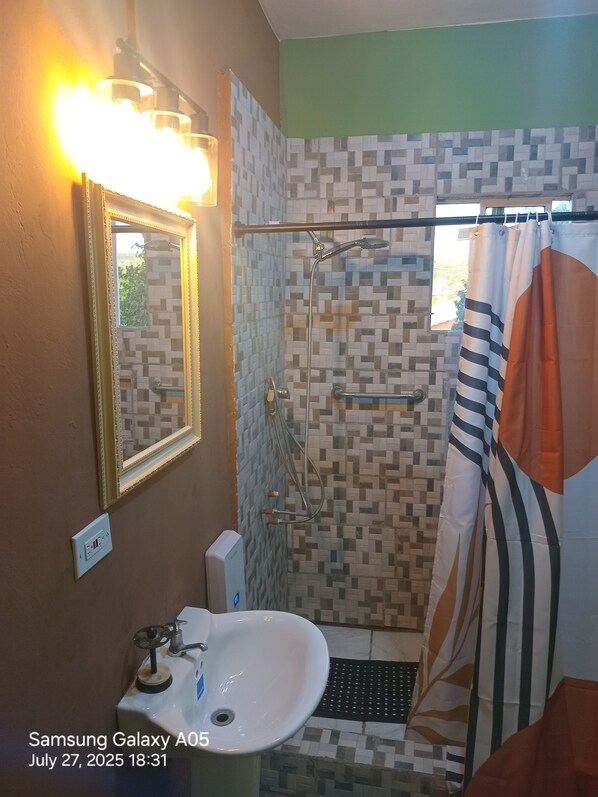Towels, soap, toilet paper