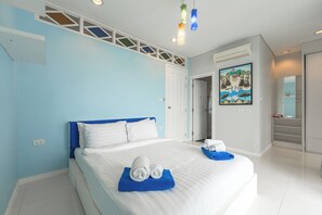 Apartment, Balcony | Free WiFi - 4BR Pool Mountain Views C205 (Kamala)