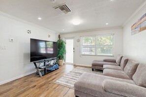 TV, fireplace, ping pong