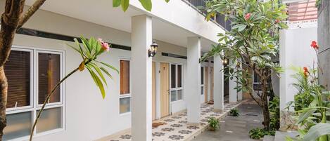 Façana frontal de l'allotjament