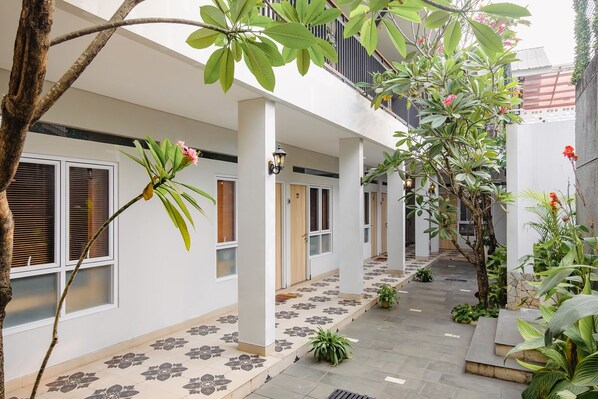 Framhlið gististaðar