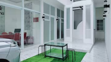 Interior entrance