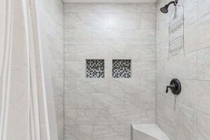 Shower, hair dryer