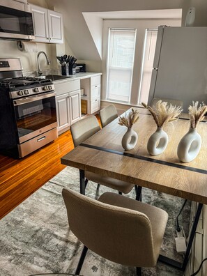 Microwave, oven, stovetop