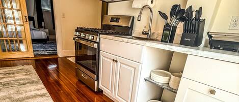 Microwave, oven, stovetop