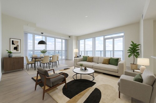 Brand New Corner Condo with Toronto Downtown view in Lakeshore