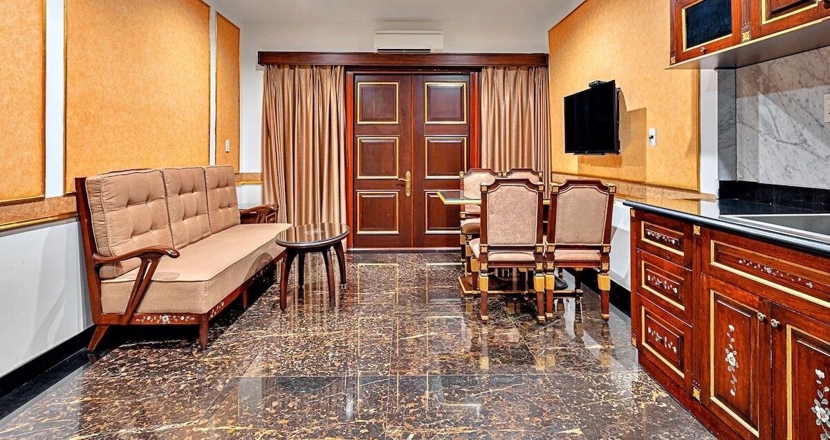 Suite, balkon, pemandangan kota | Area keluarga