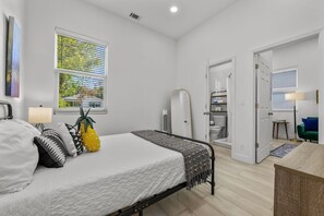 1 bedroom, iron/ironing board, travel crib, WiFi