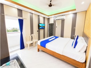 Deluxe Double Room, Air conditioning | View from room - Hotel Puri Inn Puri  (Puri)