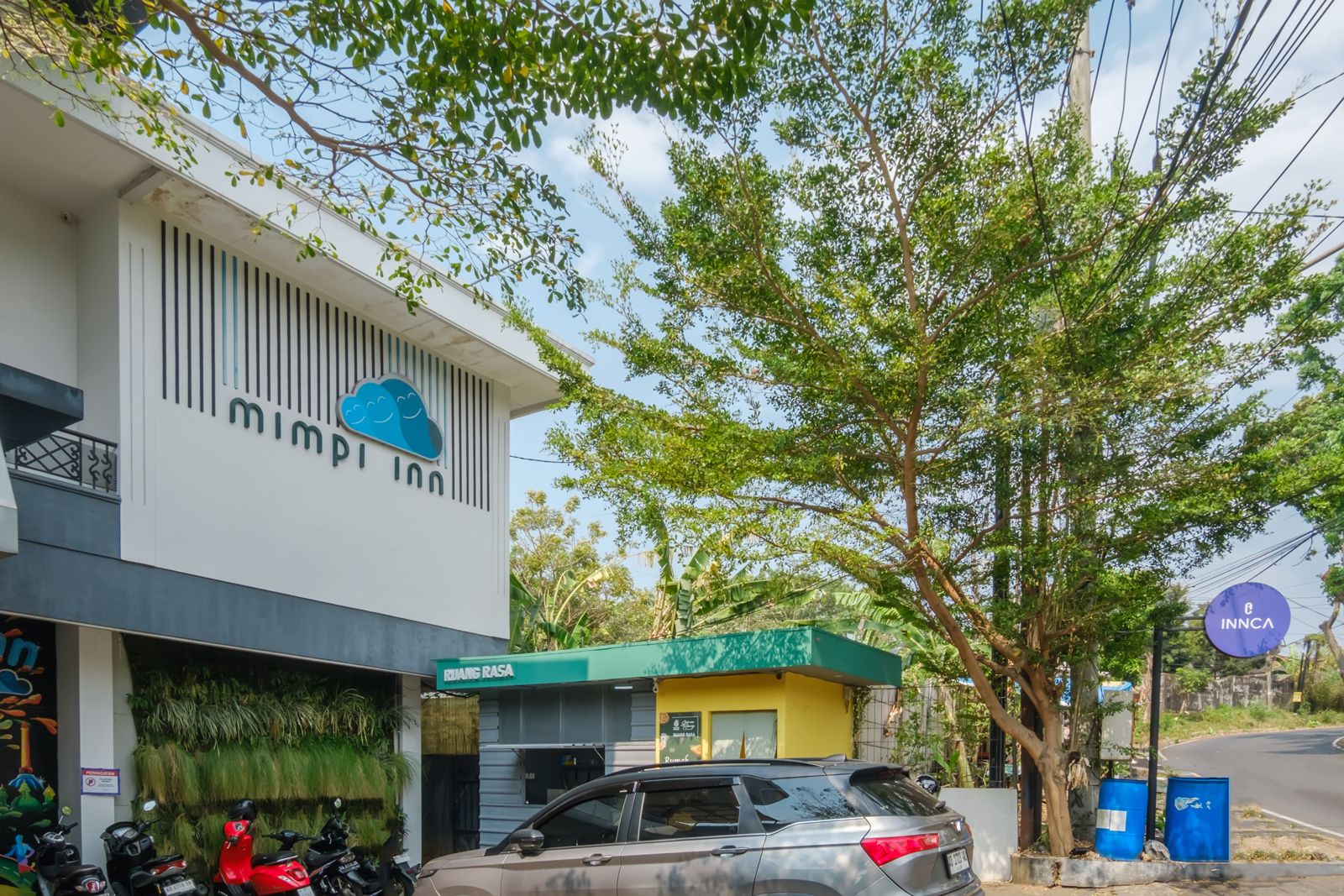 Fachada da propriedade