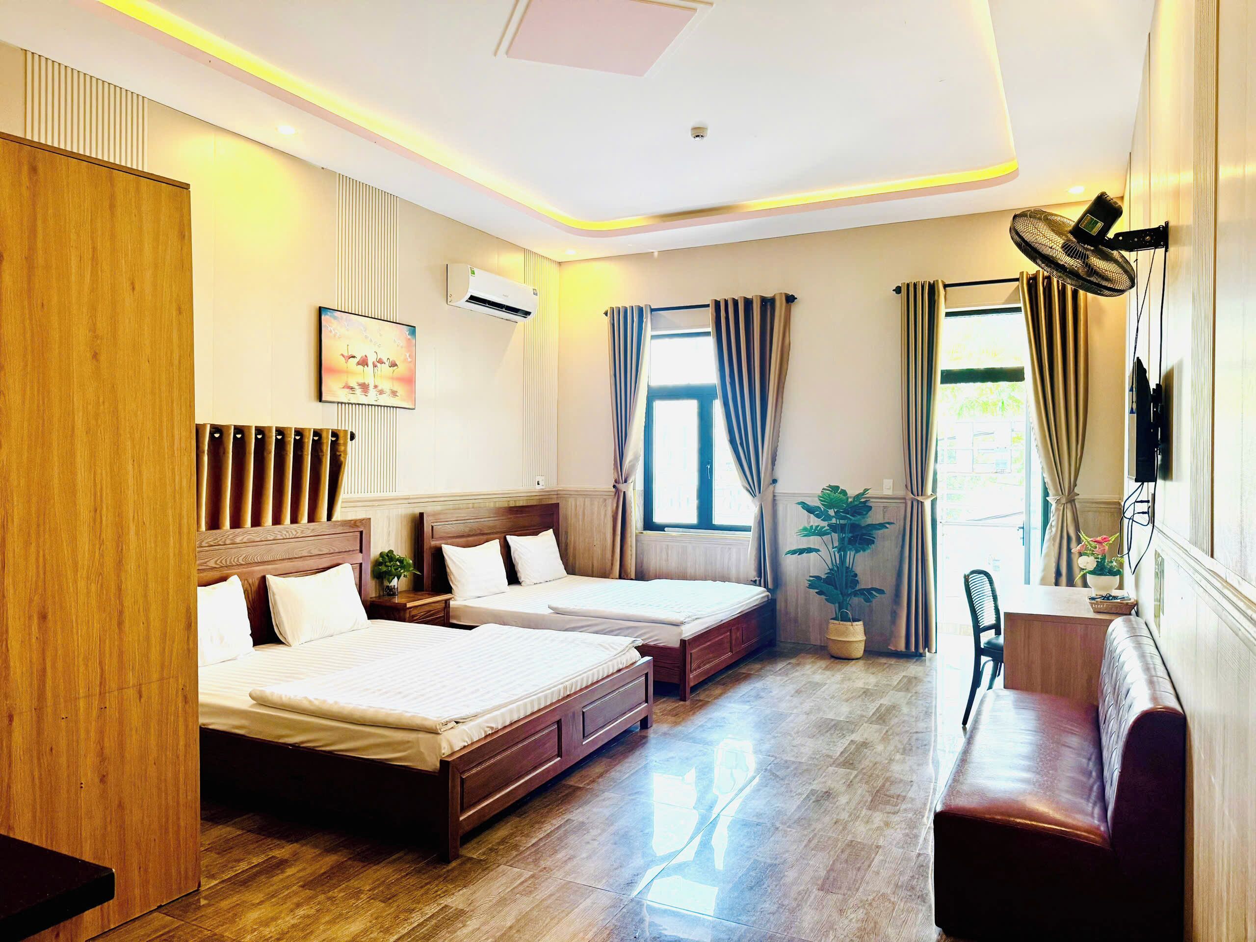 Kamar Double, 2 Tempat Tidur Double | Wi-Fi gratis