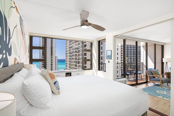 1 bedroom, iron/ironing board, travel crib, WiFi
