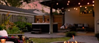 Stylish Home Near Stadium | Hot Tub, BBQ, Fire Pit