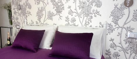 Hypo-allergenic bedding, memory-foam beds, in-room safe, desk