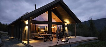 Spacious lodge with sauna, ski centre